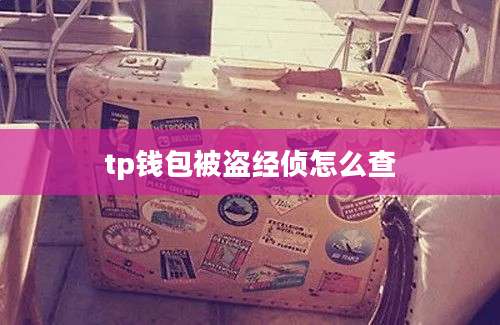 tp钱包被盗经侦怎么查