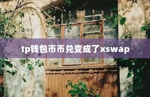 tp钱包币币兑变成了xswap
