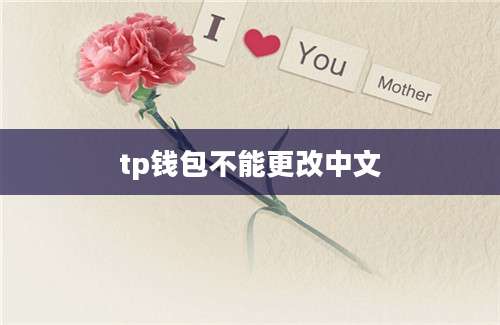 tp钱包不能更改中文