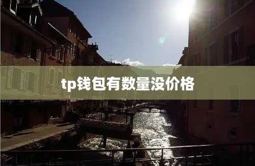 tp钱包有数量没价格