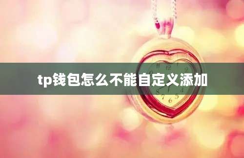 tp钱包怎么不能自定义添加