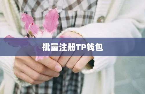 批量注册TP钱包