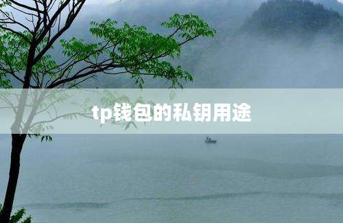 tp钱包的私钥用途