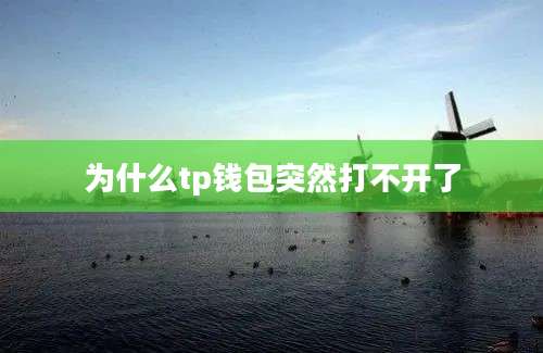 为什么tp钱包突然打不开了
