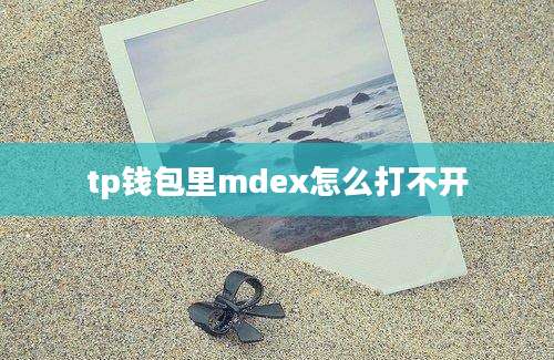 tp钱包里mdex怎么打不开