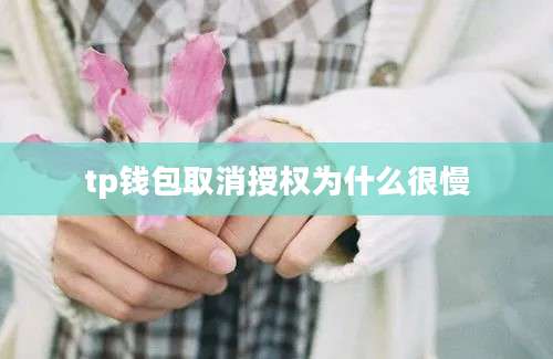 tp钱包取消授权为什么很慢