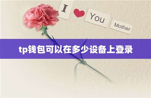 tp钱包可以在多少设备上登录