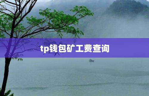 tp钱包矿工费查询