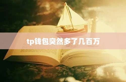 tp钱包突然多了几百万