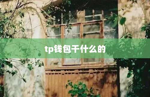 tp钱包干什么的