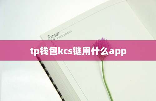tp钱包kcs链用什么app