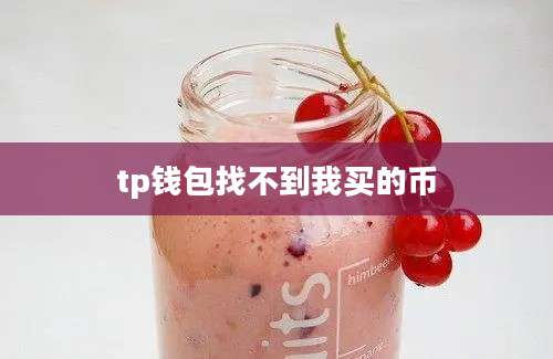tp钱包找不到我买的币