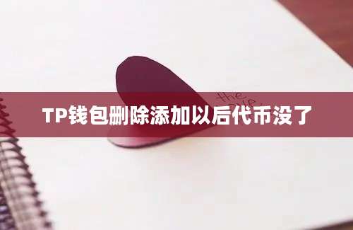 TP钱包删除添加以后代币没了