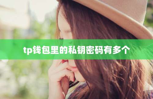tp钱包里的私钥密码有多个