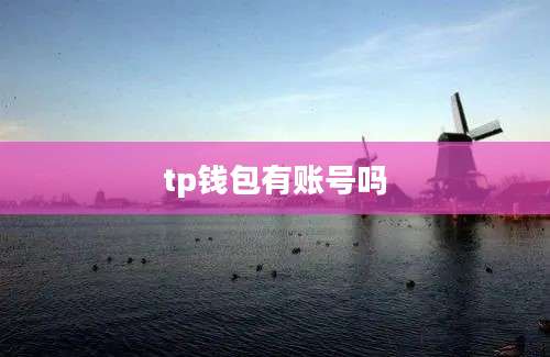 tp钱包有账号吗