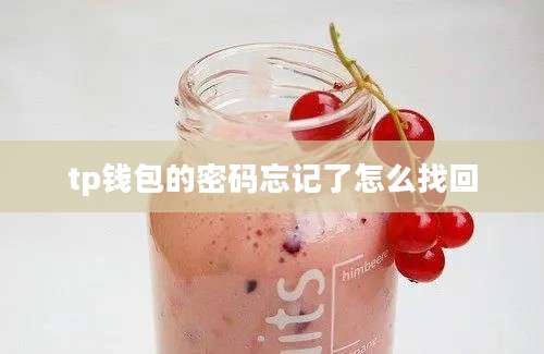 tp钱包的密码忘记了怎么找回