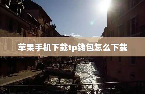 苹果手机下载tp钱包怎么下载