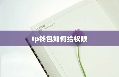 tp钱包如何给权限
