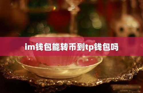 im钱包能转币到tp钱包吗