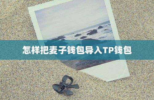 怎样把麦子钱包导入TP钱包