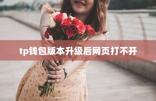 tp钱包版本升级后网页打不开