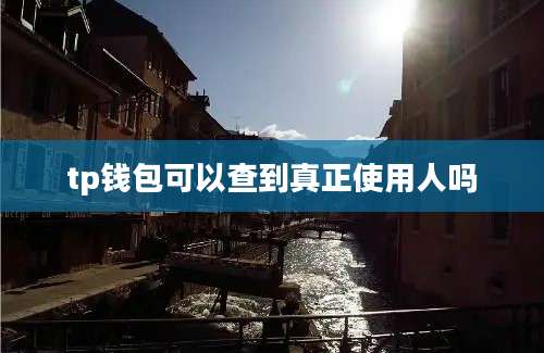 tp钱包可以查到真正使用人吗
