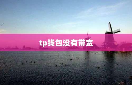 tp钱包没有带宽