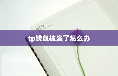 tp钱包被盗了怎么办