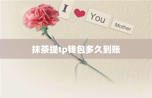 抹茶提tp钱包多久到账